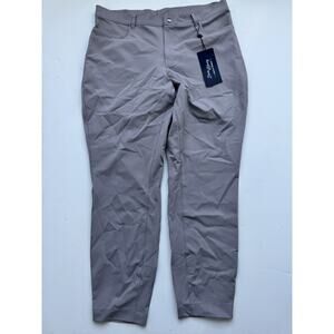 State And Liberty Athletic Fit Stretch Tech Chino - Light Grey - 40x32